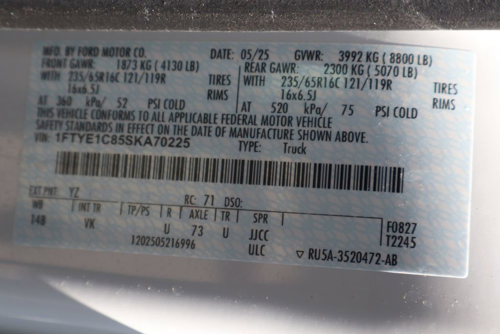 Used 2025 Ford Transit 150 148 Medium Roof w/ Load Area Protection Package RWD image 46
