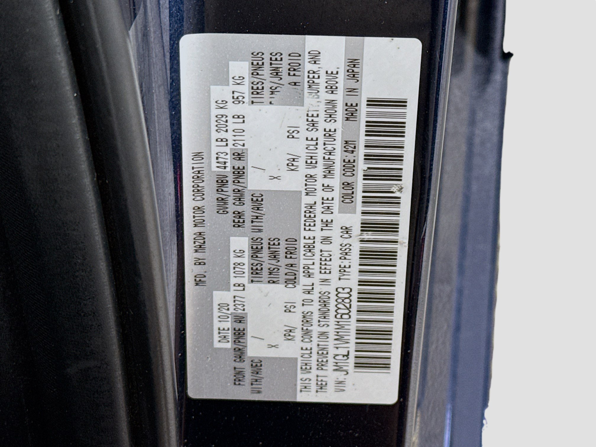 Used 2021 MAZDA MAZDA6 Touring FWD image 40