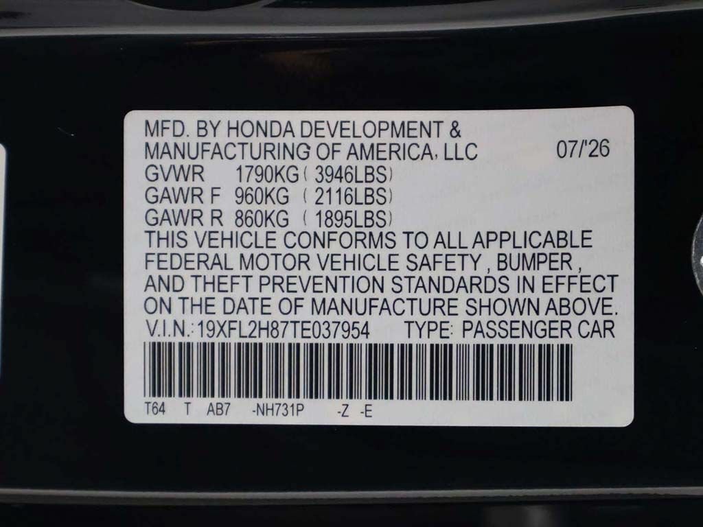 New 2026 Honda Civic Sport image 25