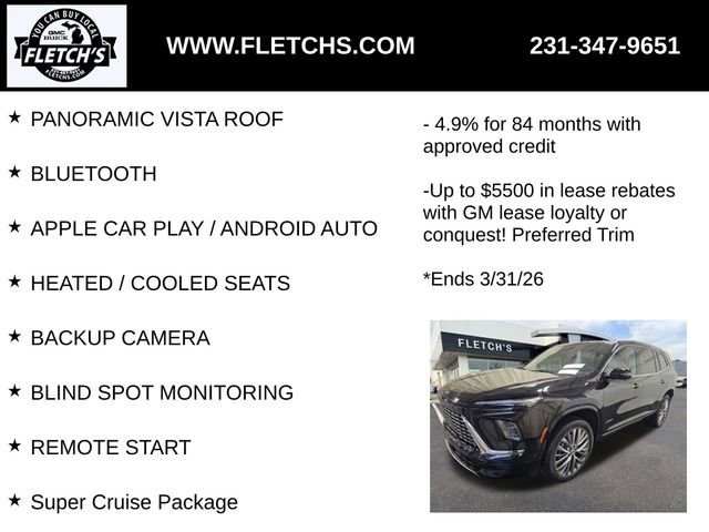 New 2026 Buick Enclave Avenir w/ Super Cruise Package AWD/4WD image 2