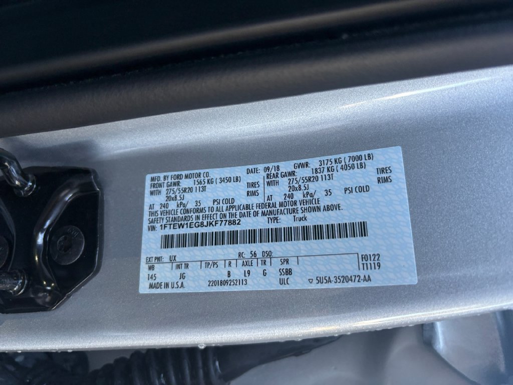 Used 2018 Ford F150 XL w/ Equipment Group 101A Mid AWD/4WD image 25