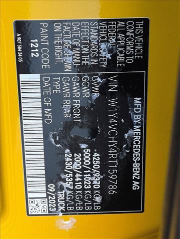 Used 2024 Mercedes-Benz eSprinter 170 Cargo image 23
