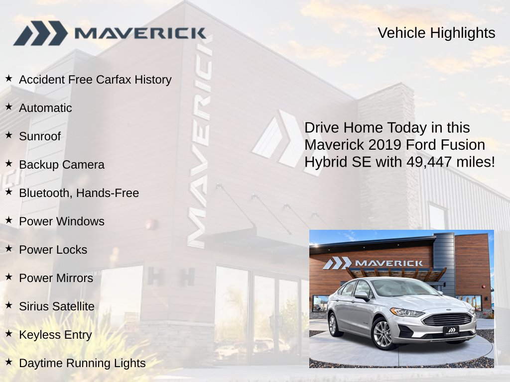 Used 2019 Ford Fusion SE FWD image 5