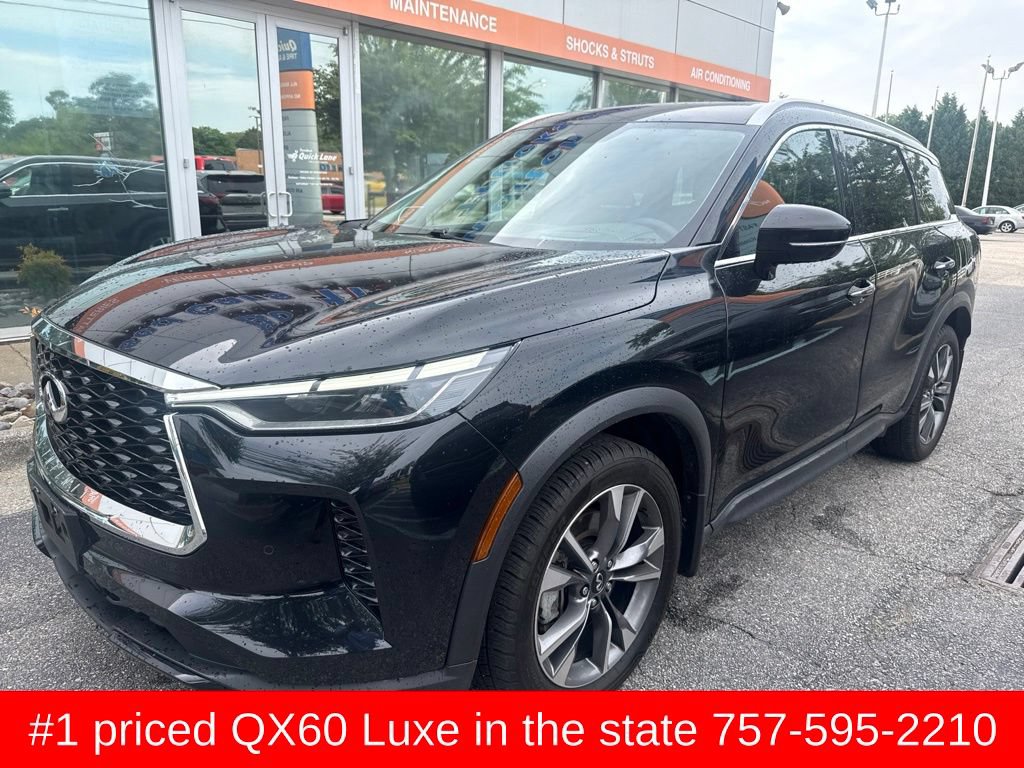 Used 2023 INFINITI QX60 Luxe w/ Vision Package AWD/4WD image 1