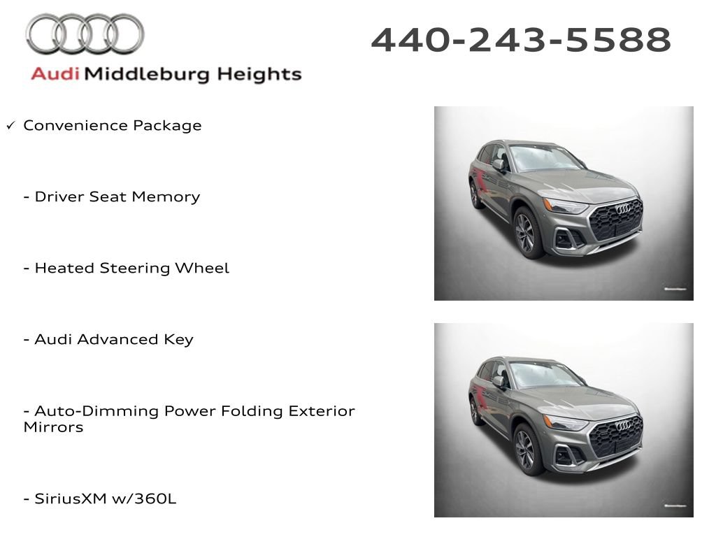 Certified 2023 Audi Q5 2.0T Premium w/ Convenience Package AWD/4WD image 7