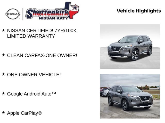 Certified 2022 Nissan Rogue Platinum w/ Head-Up Display Package image 6