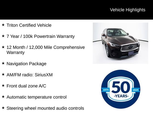 Used 2020 INFINITI QX50 Luxe w/ Navigation Package image 7