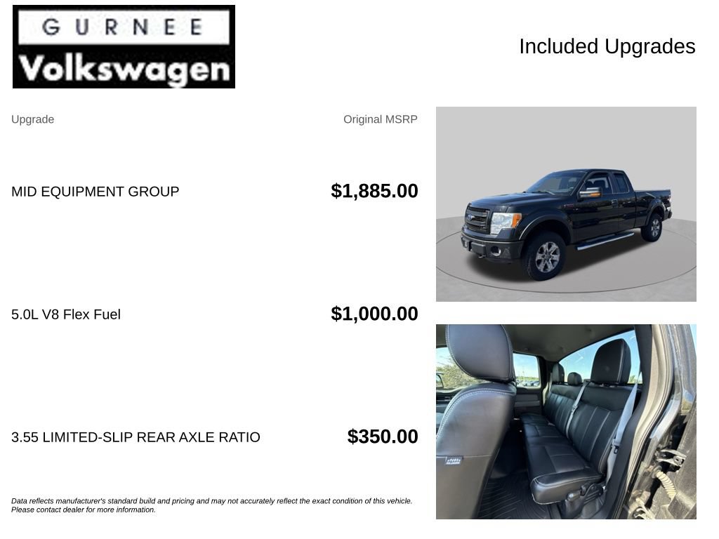 Used 2013 Ford F150 STX w/ Mid Equipment Group AWD/4WD image 4