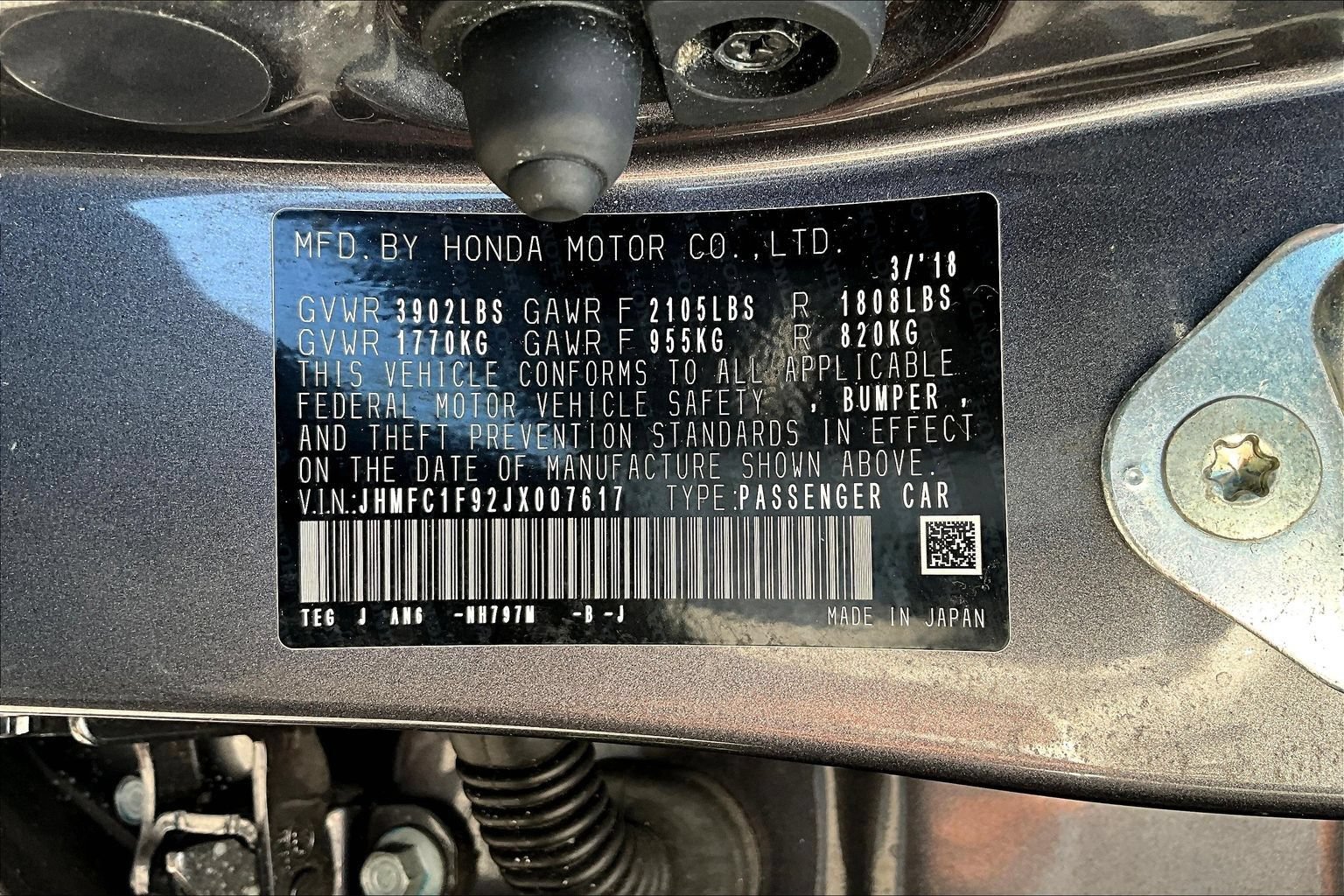 Used 2018 Honda Civic Touring image 19