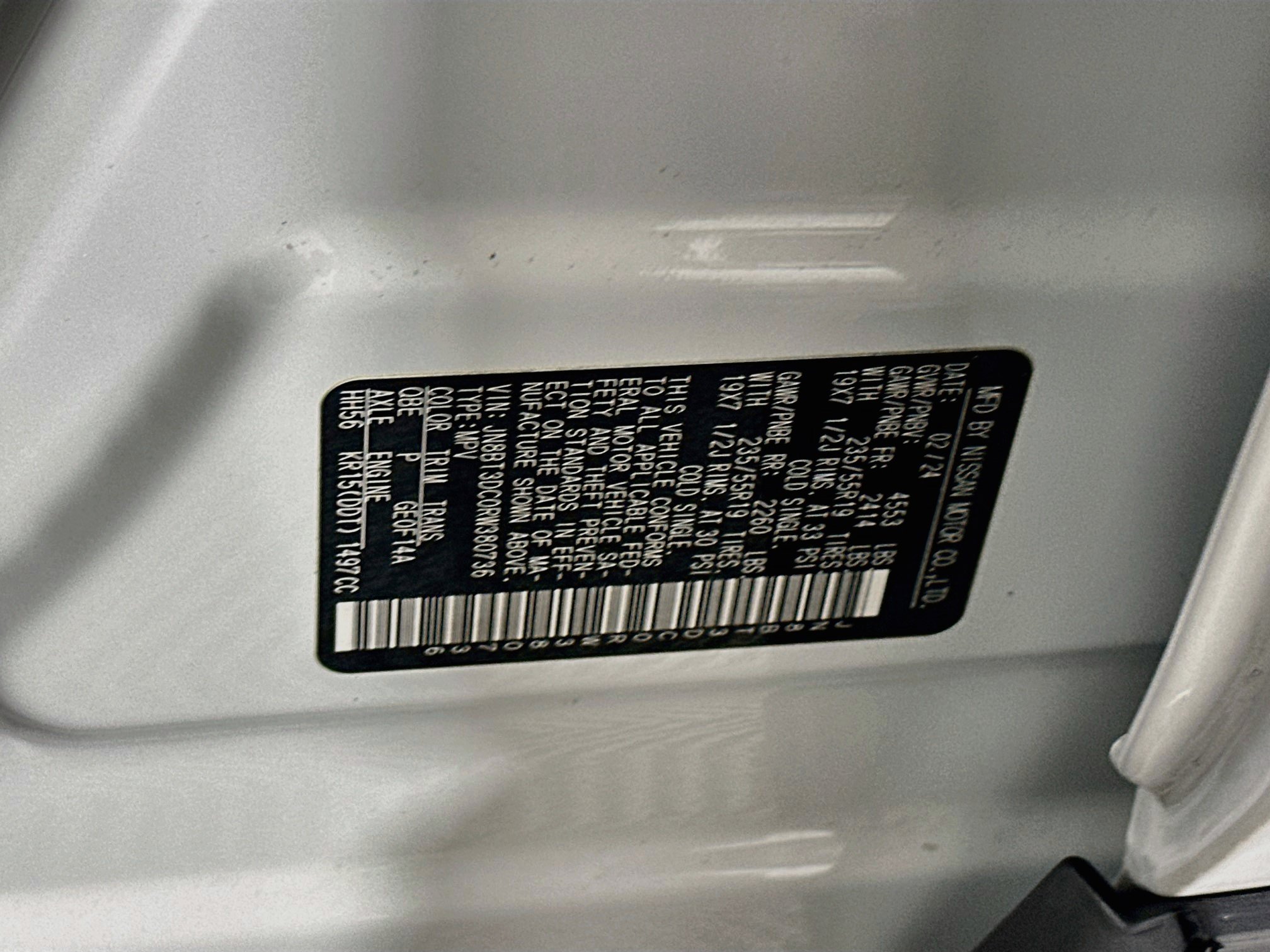 Used 2024 Nissan Rogue Platinum w/ Platinum Premium Package FWD image 12