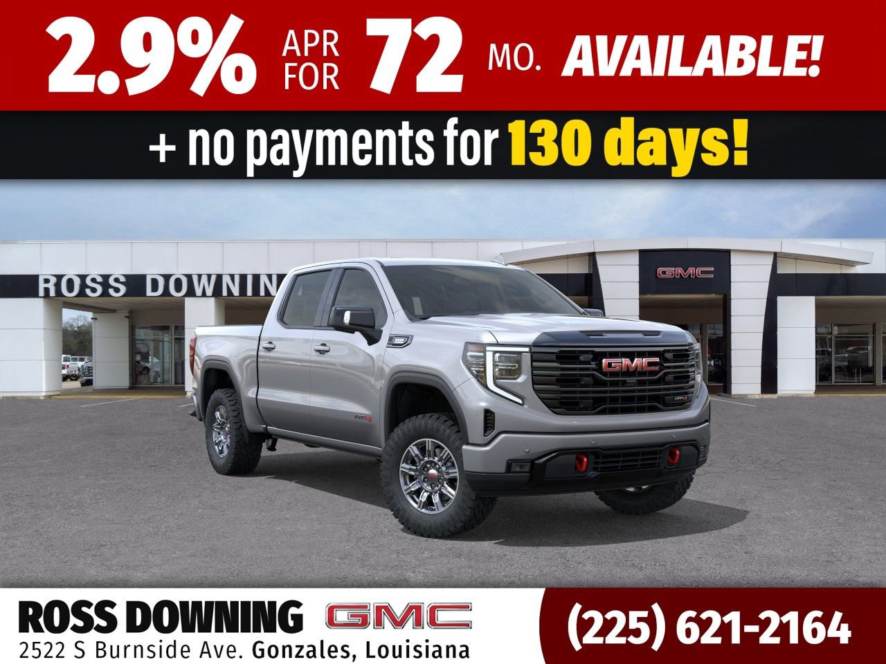 New 2026 GMC Sierra 1500 AT4 AWD/4WD image 1