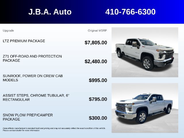 Used 2020 Chevrolet Silverado 2500 LTZ w/ LTZ Premium Package AWD/4WD image 5
