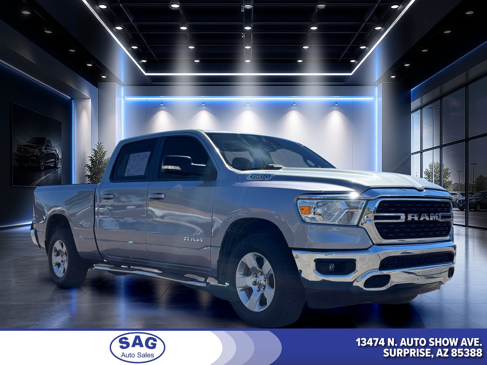 Used 2022 RAM 1500 Big Horn RWD image 1