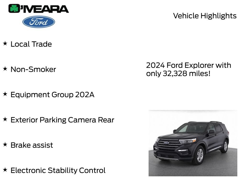 Used 2024 Ford Explorer XLT w/ Equipment Group 202A AWD/4WD image 7