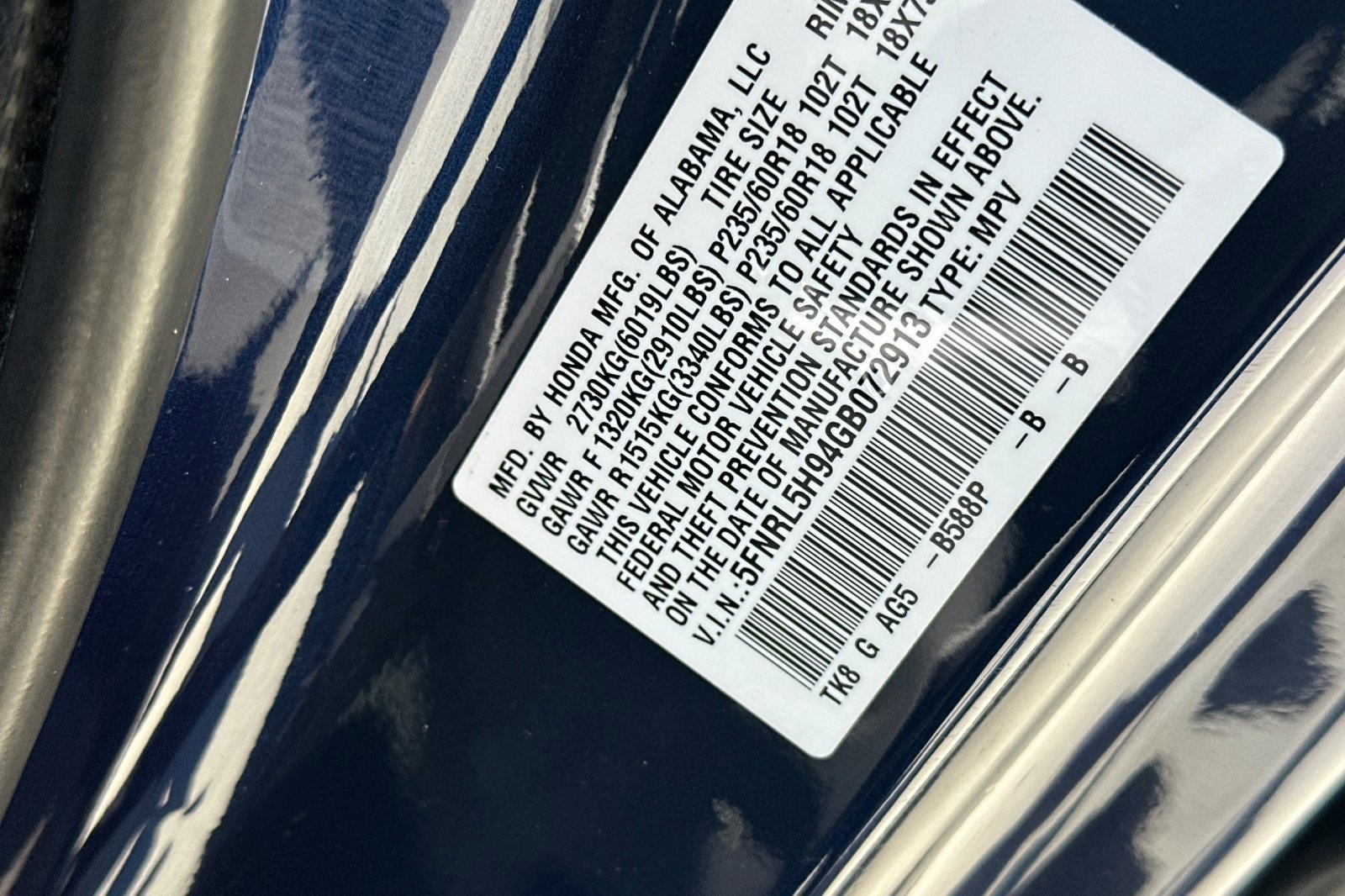 Used 2016 Honda Odyssey Touring image 22