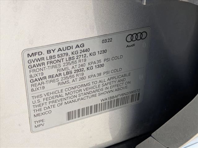 Used 2022 Audi Q5 2.0T Premium Plus w/ Premium Plus Package image 26