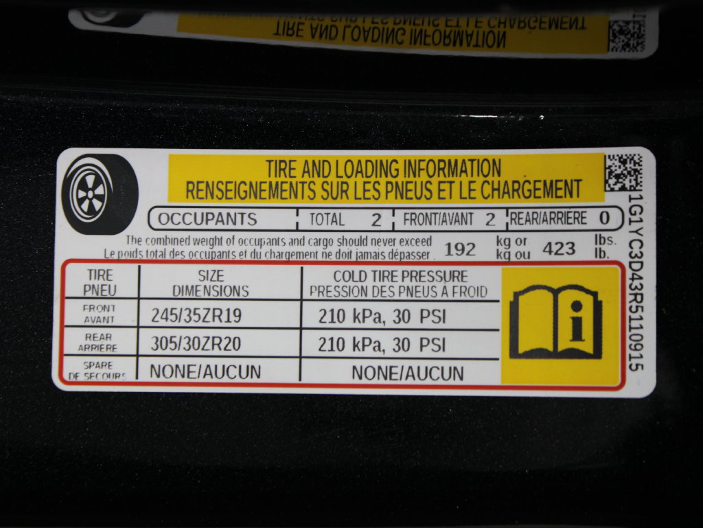 Used 2024 Chevrolet Corvette Stingray Premium Conv w/ Stealth Interior Trim Package RWD image 59