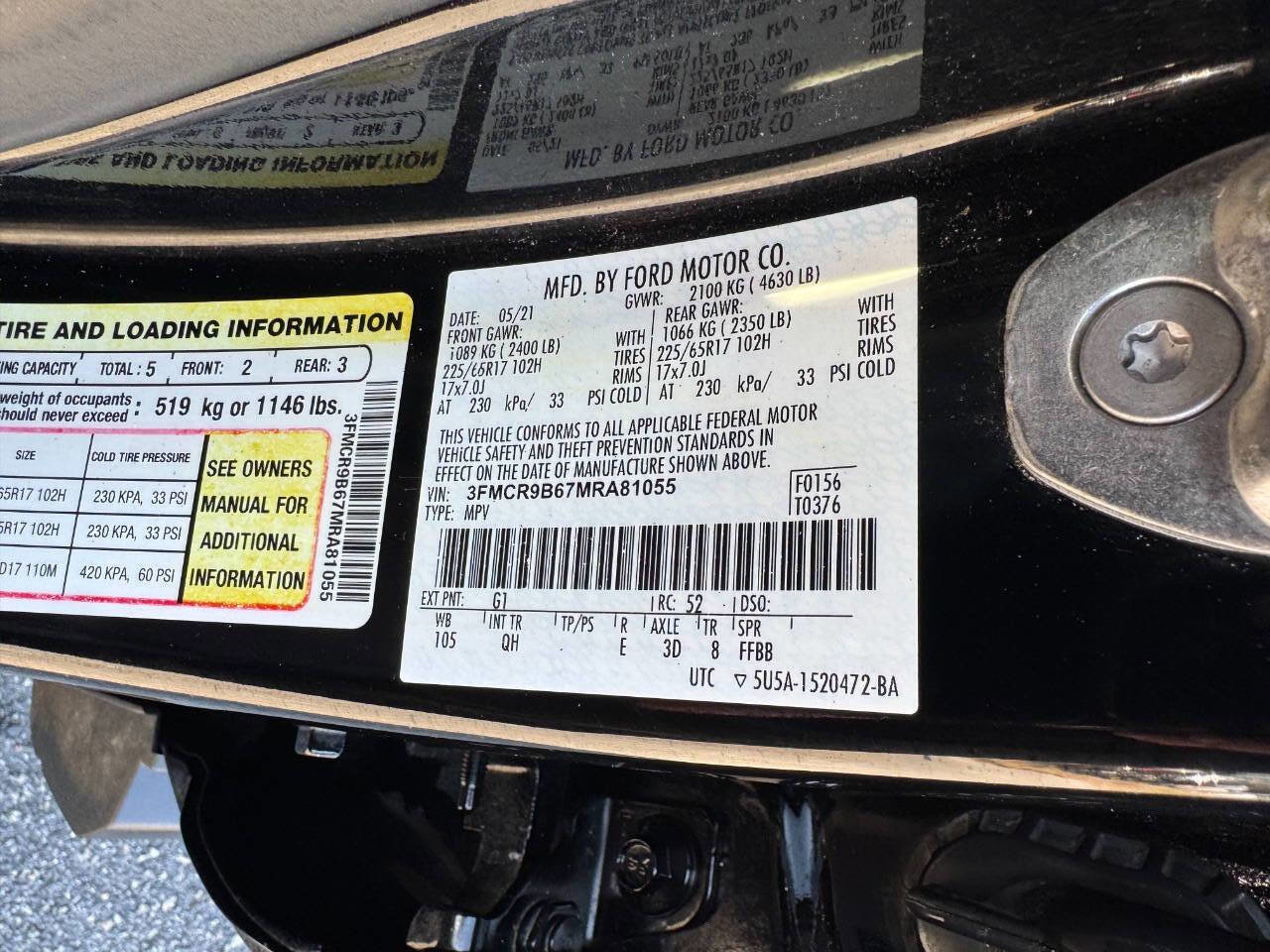 Used 2021 Ford Bronco Sport Big Bend image 51