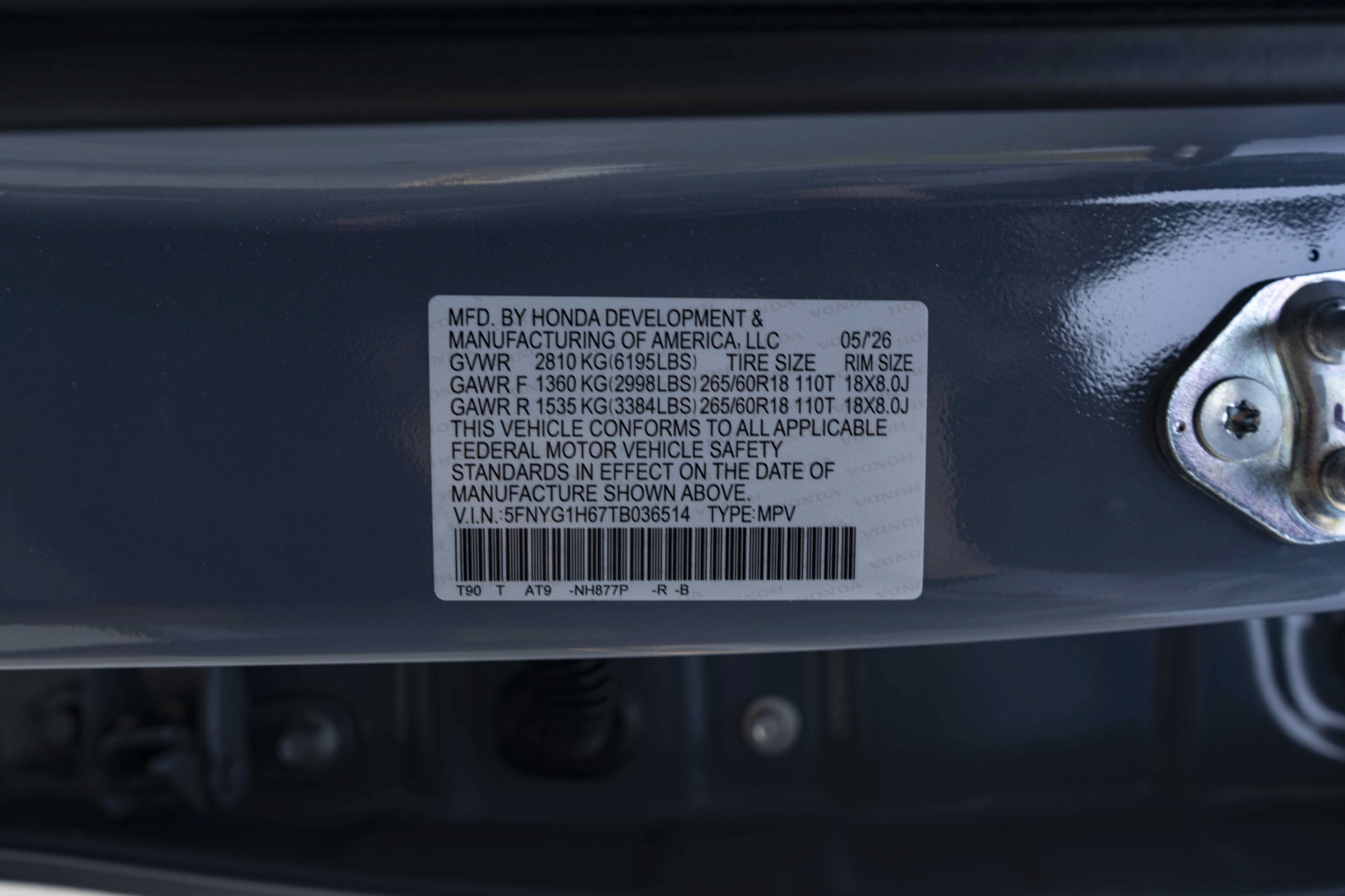 Certified 2026 Honda Pilot TrailSport image 50