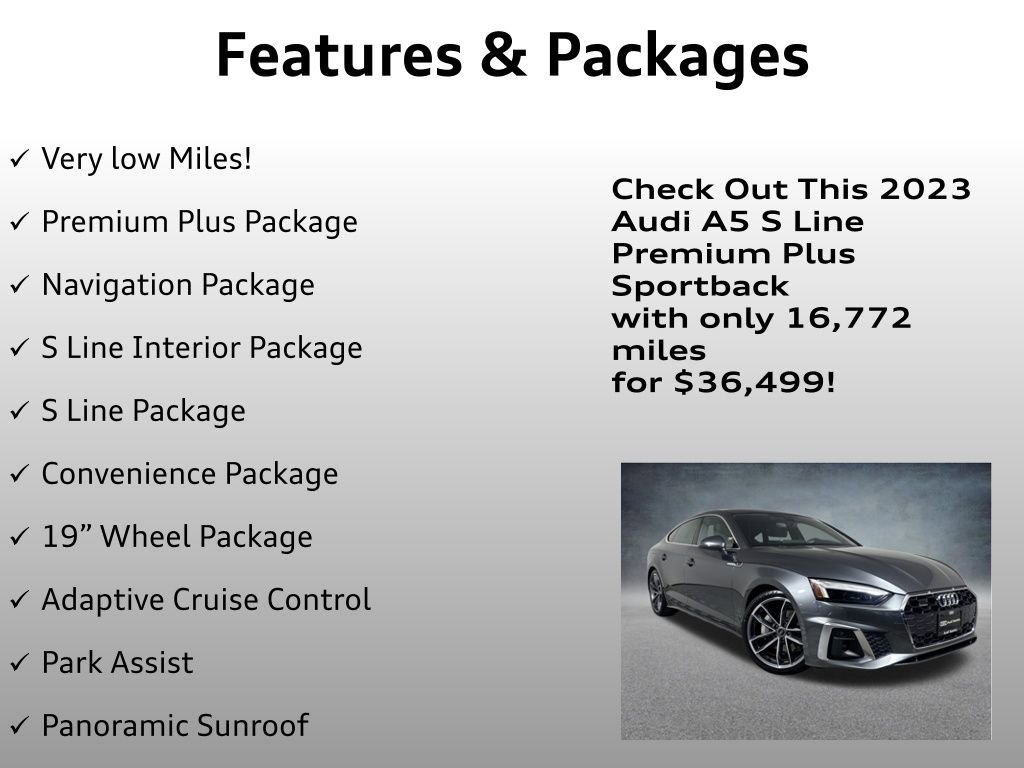 Used 2023 Audi A5 2.0T Premium Plus w/ Premium Plus image 4