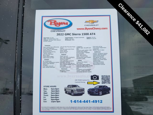 Used 2022 GMC Sierra 1500 AT4 w/ Technology Package image 11