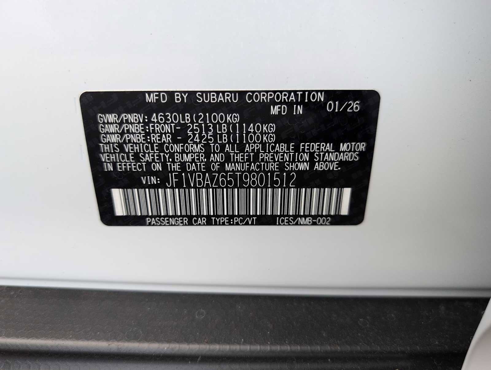 New 2026 Subaru WRX tS AWD/4WD image 34