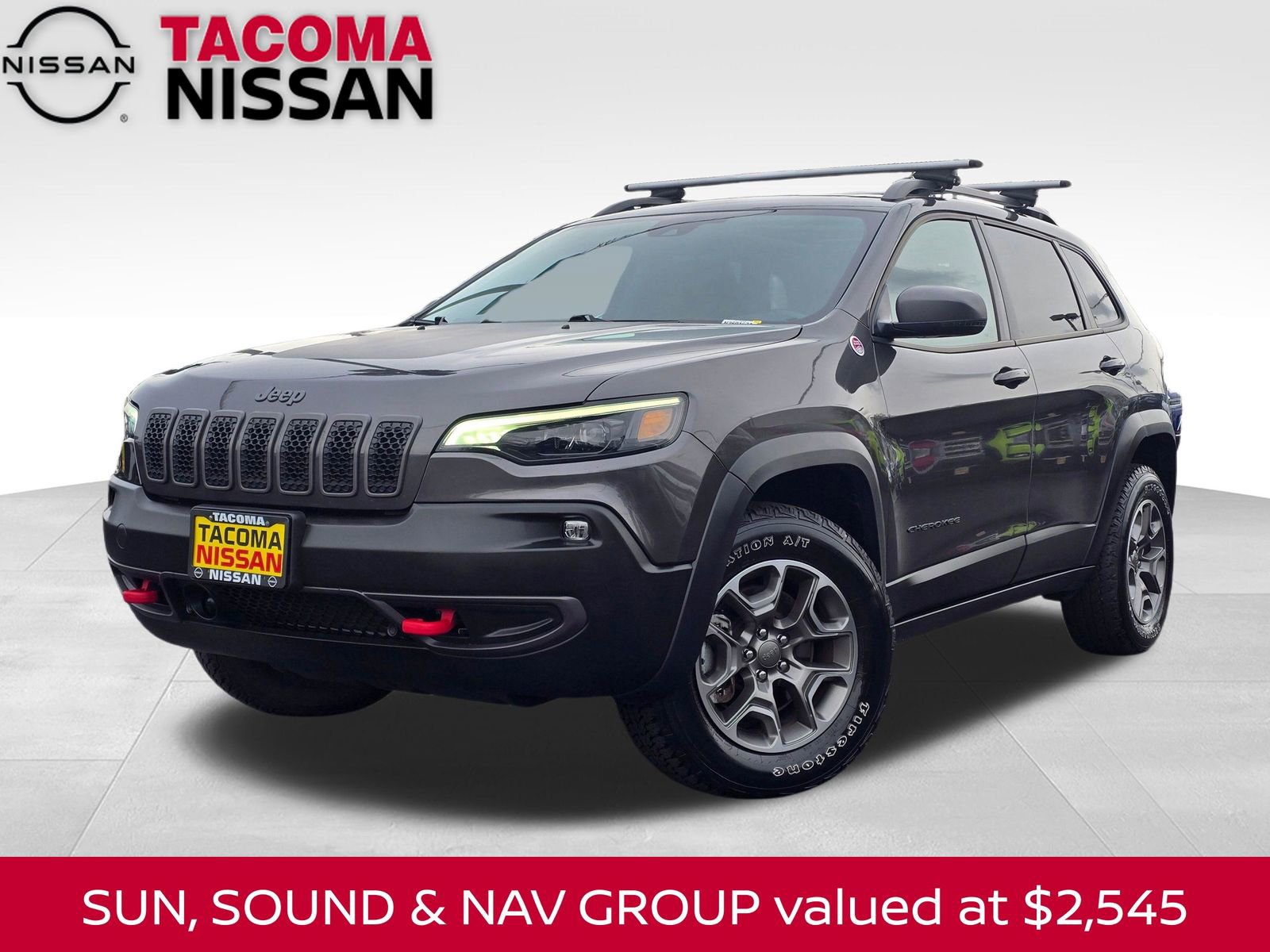 Used 2021 Jeep Cherokee Trailhawk w/ Sun, Sound & Nav Group AWD/4WD image 1