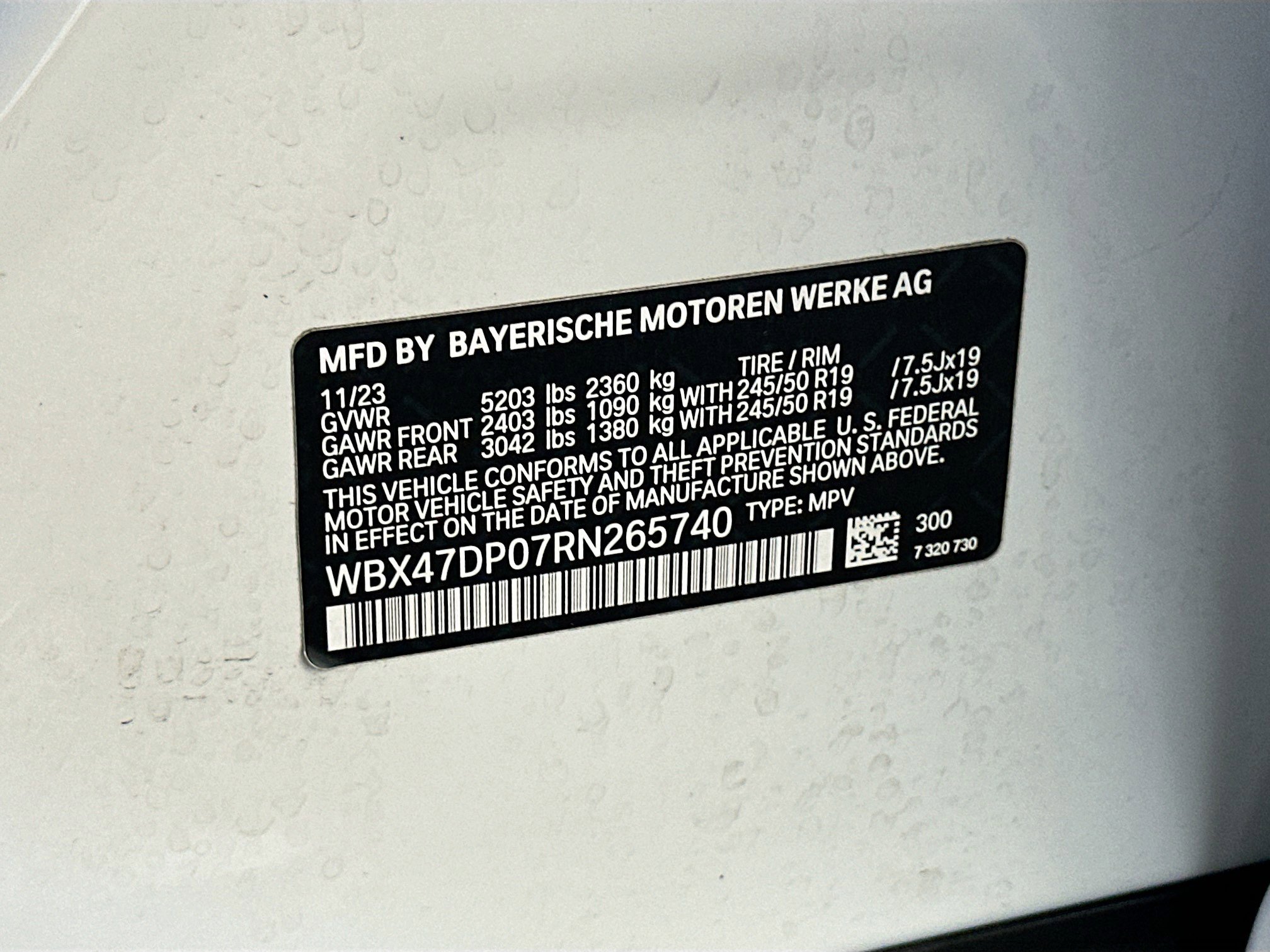 Certified 2024 BMW X3 sDrive30i w/ Convenience Package w/ZPA RWD image 34