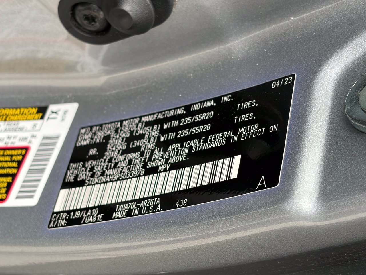 Used 2023 Toyota Highlander Platinum FWD image 14