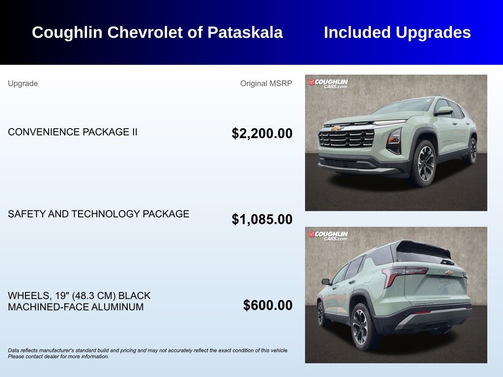 Used 2025 Chevrolet Equinox LT w/ Convenience Package II AWD/4WD image 3