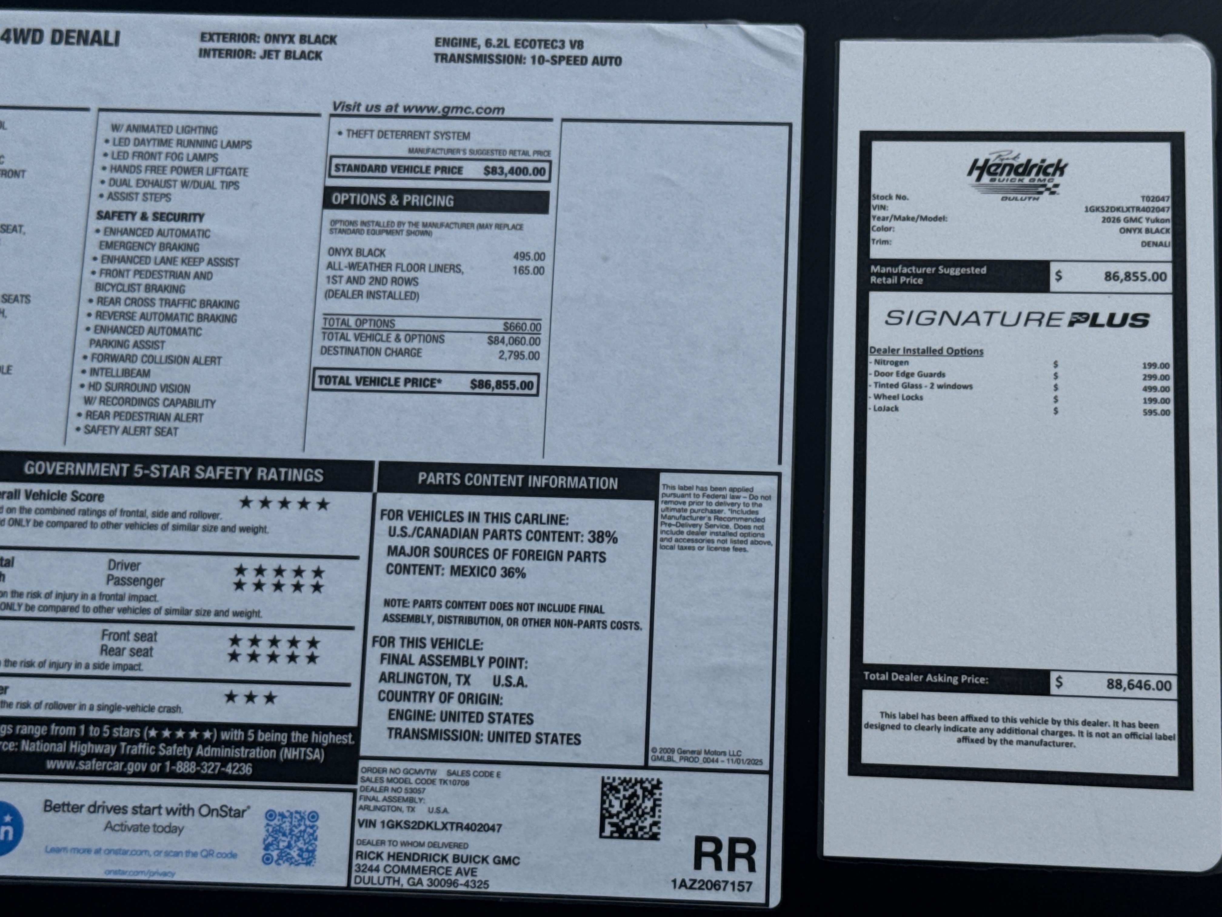 New 2026 GMC Yukon Denali AWD/4WD image 35