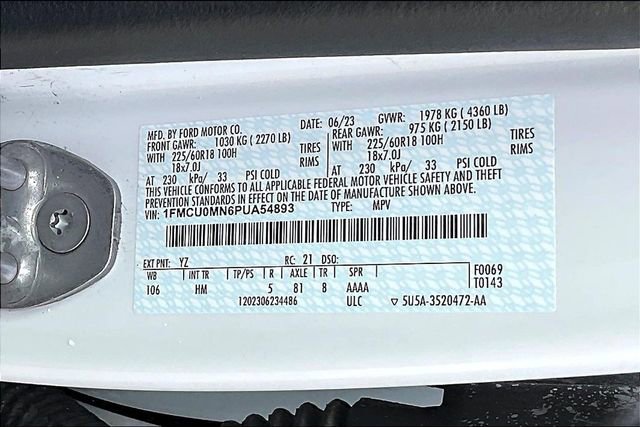 Used 2023 Ford Escape ST-Line w/ Tech Pack #1 image 14