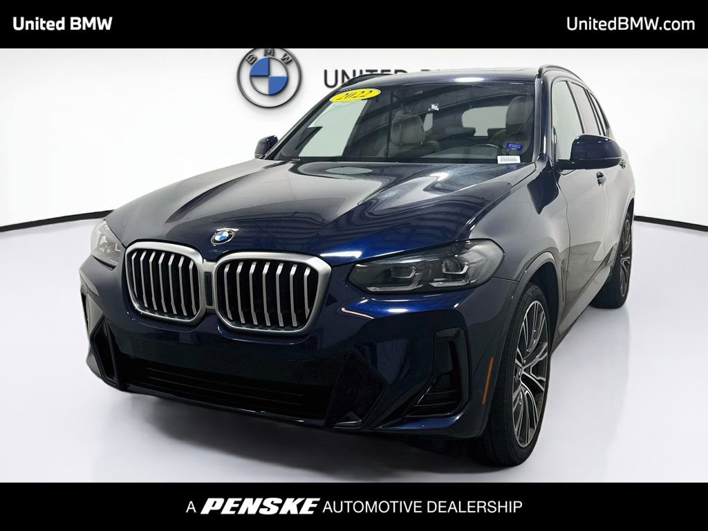 Used 2022 BMW X3 sDrive30i w/ M Sport Package 2 RWD image 1