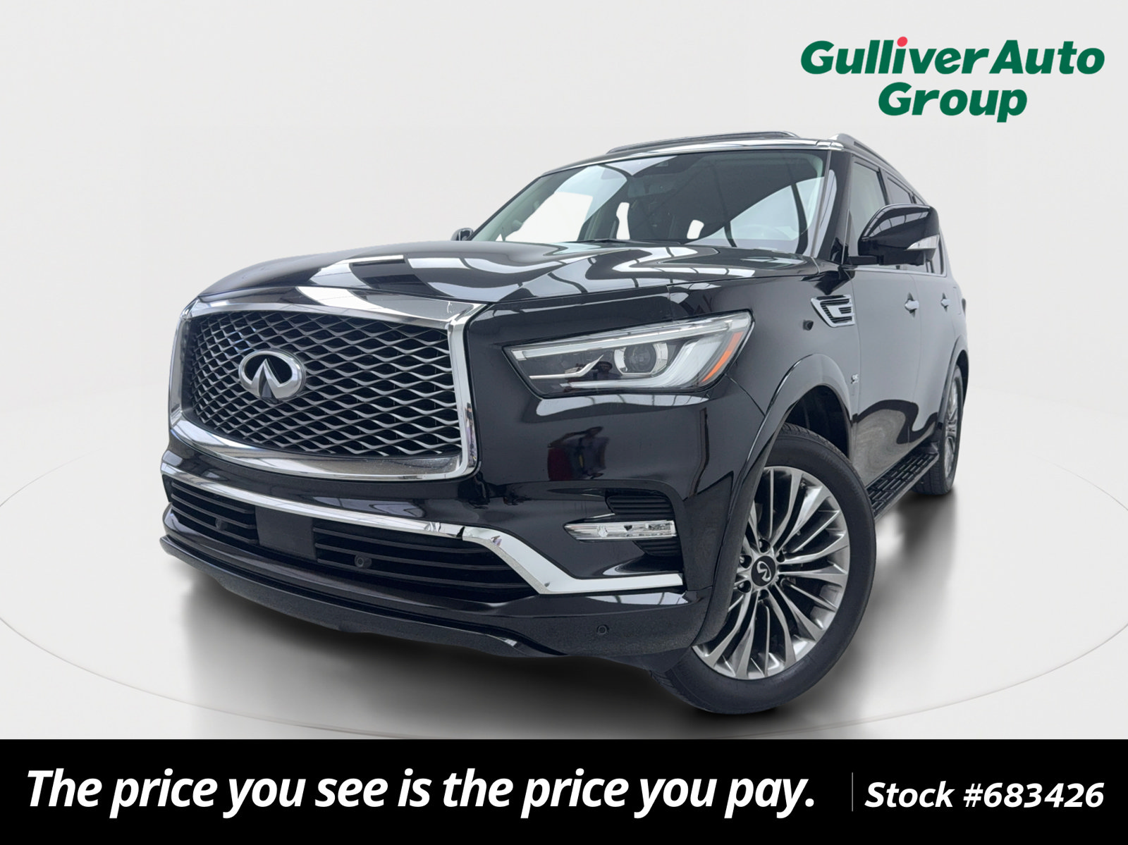 Used 2019 INFINITI QX80 Luxe w/ Proassist Package RWD image 1
