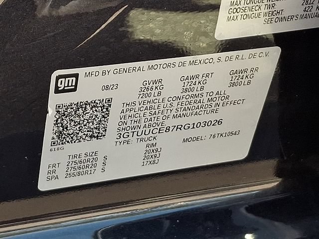 Used 2024 GMC Sierra 1500 Elevation w/ LPO, Elevation Black Package AWD/4WD image 31