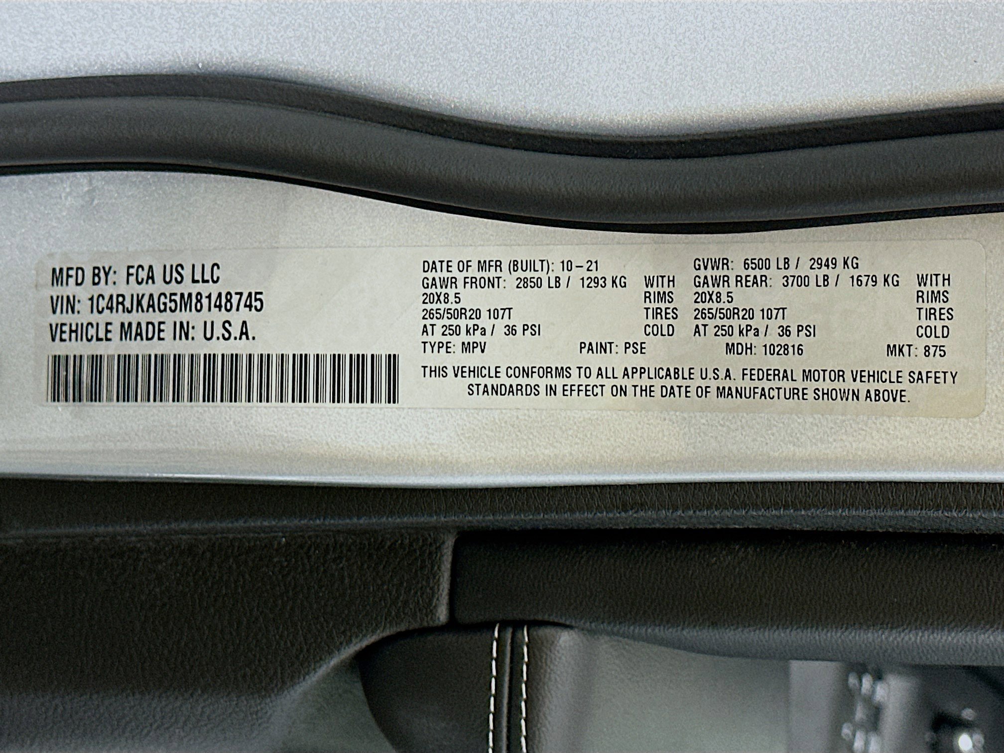 Used 2021 Jeep Grand Cherokee L Laredo image 12