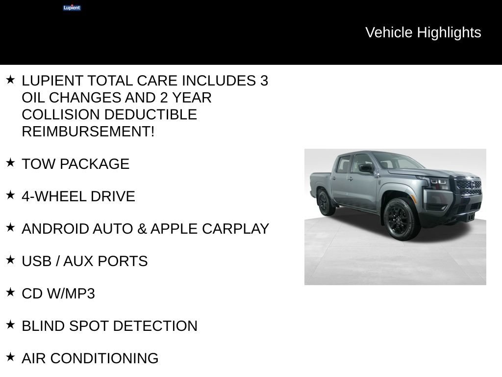 Used 2026 Nissan Frontier SV w/ Tow Package AWD/4WD image 7