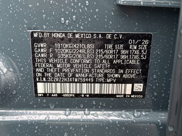 New 2026 Honda HR-V LX image 19
