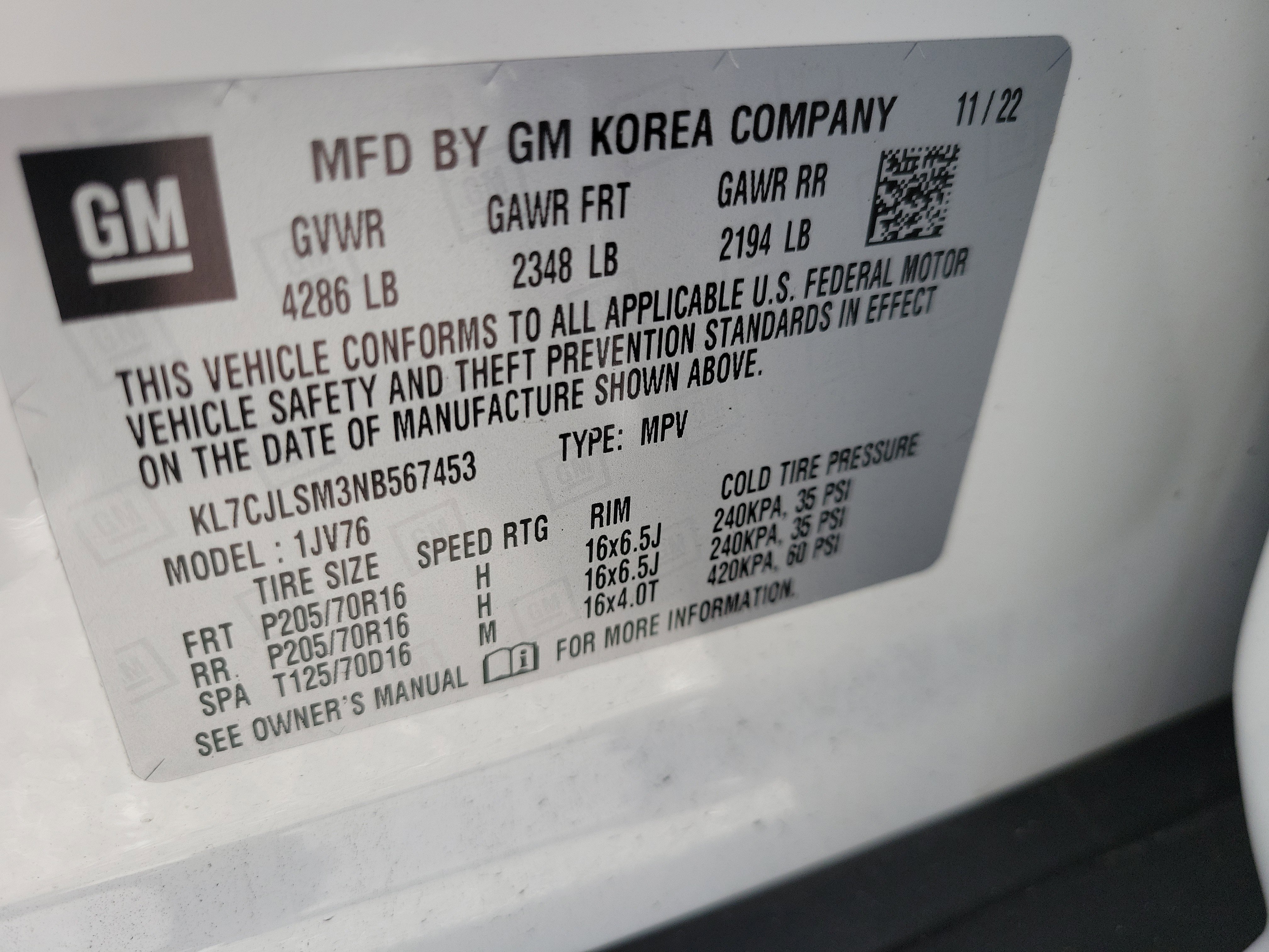 Certified 2022 Chevrolet Trax LT w/ LT Convenience Package image 36