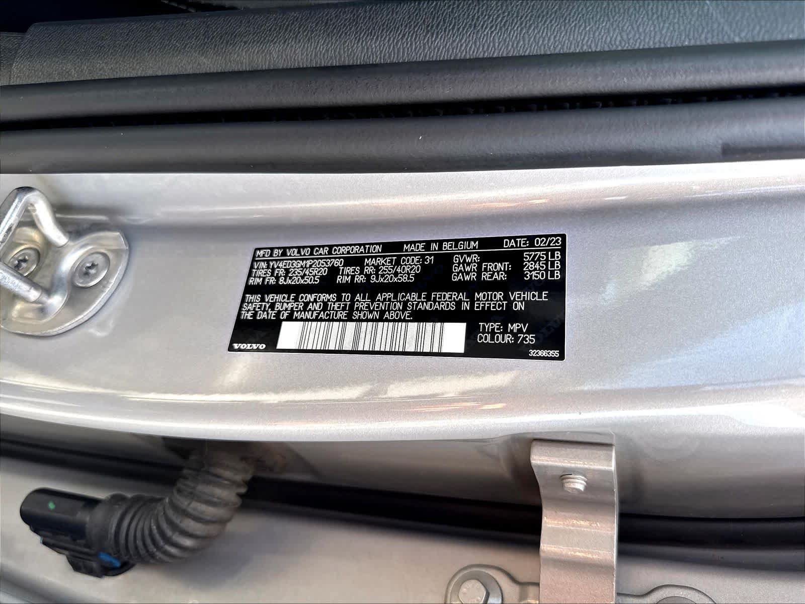 Used 2023 Volvo C40 P8 Recharge Ultimate w/ Protection Package Premier AWD/4WD image 34