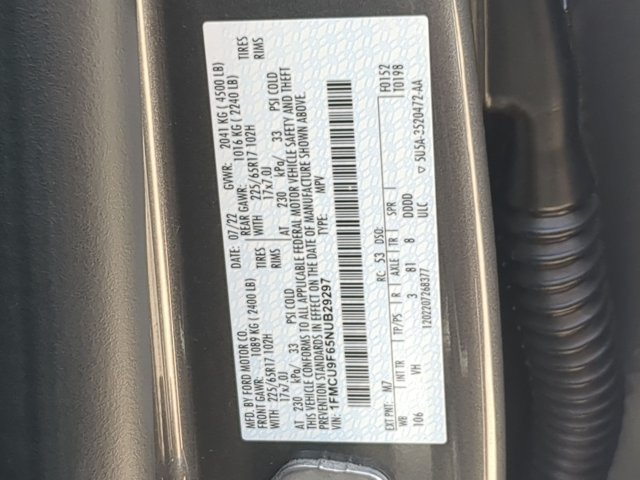 Used 2022 Ford Escape S AWD/4WD image 23