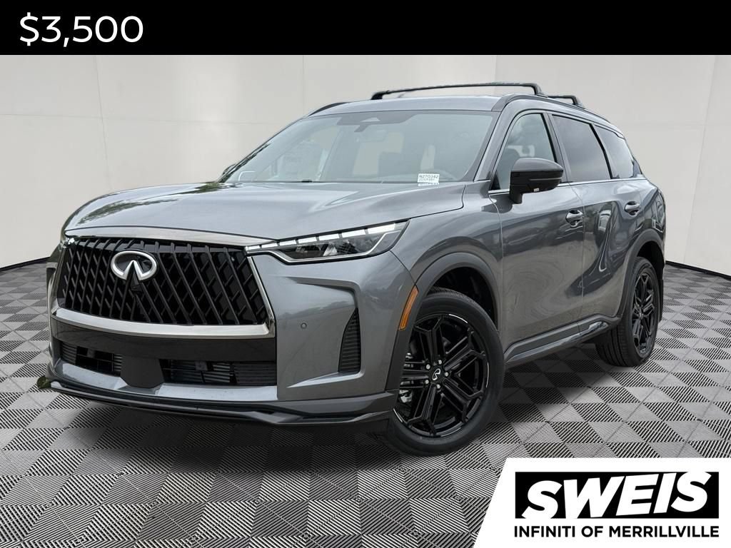 New 2027 INFINITI QX60 Sport w/ Dark Cargo Package AWD/4WD 360° Tour