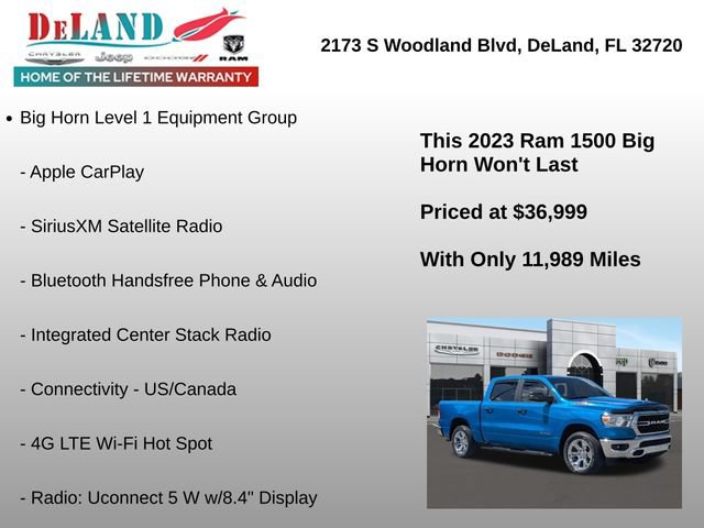 Used 2023 RAM 1500 Big Horn AWD/4WD image 24