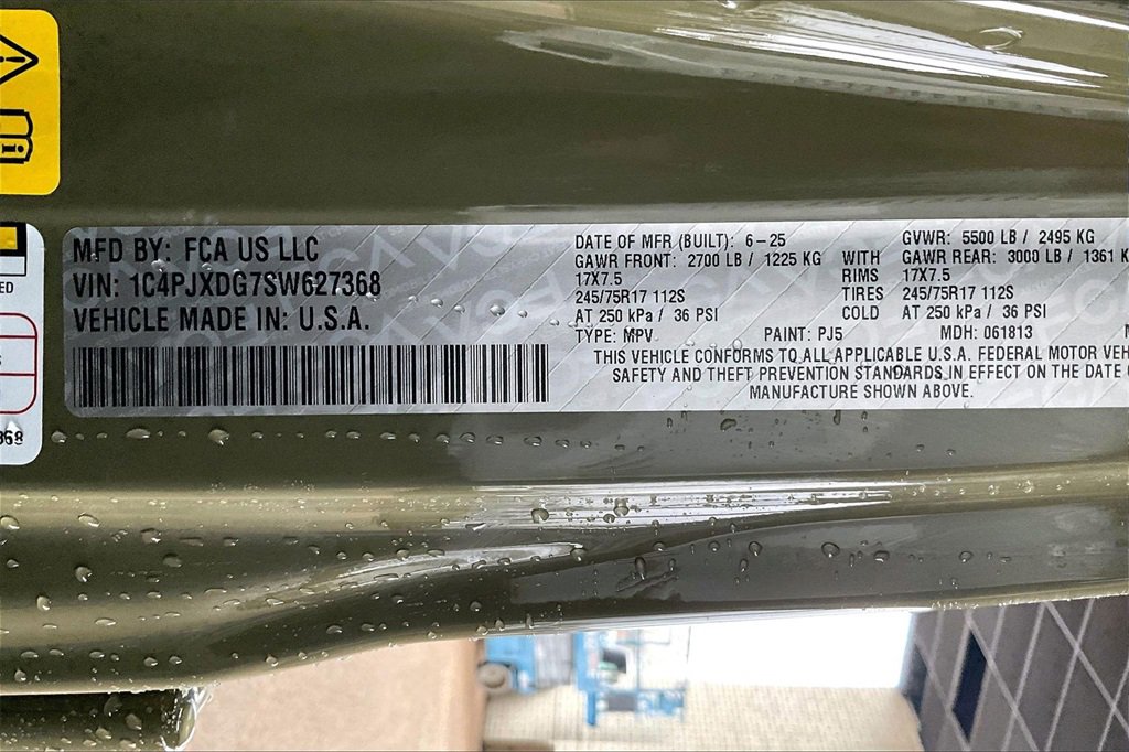 New 2025 Jeep Wrangler Sport S image 13