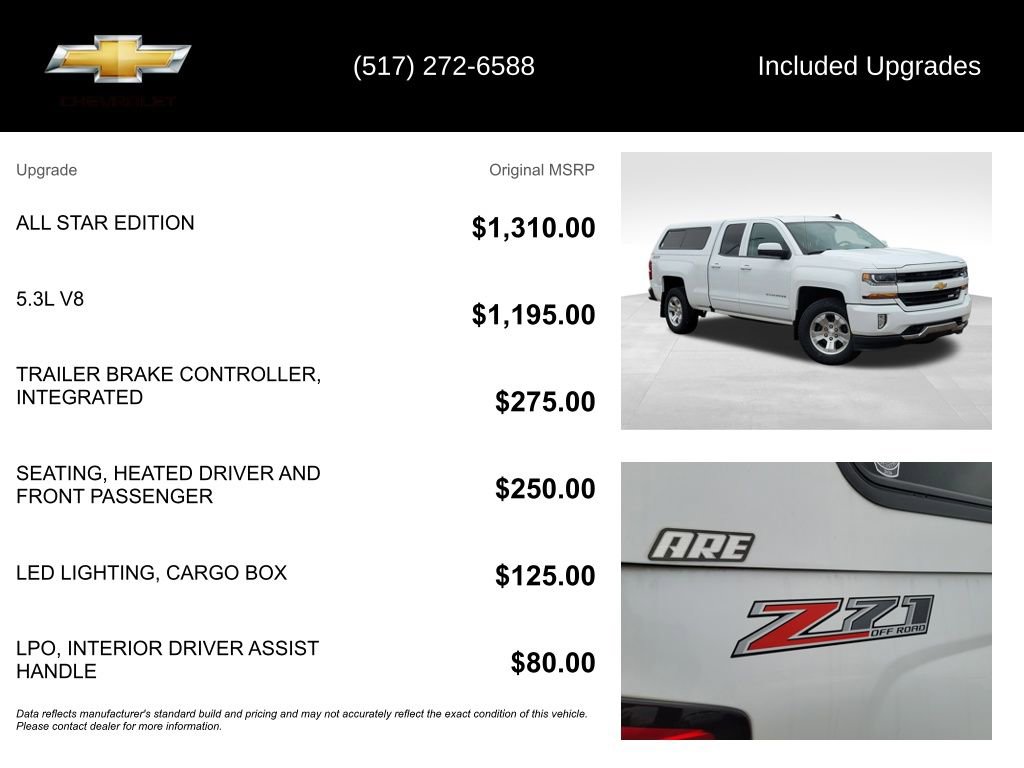 Certified 2016 Chevrolet Silverado 1500 LT w/ All Star Edition image 5