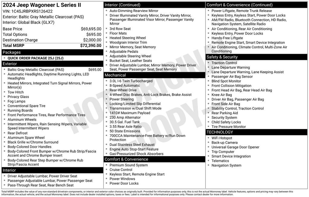 Used 2024 Jeep Wagoneer L Series II image 7