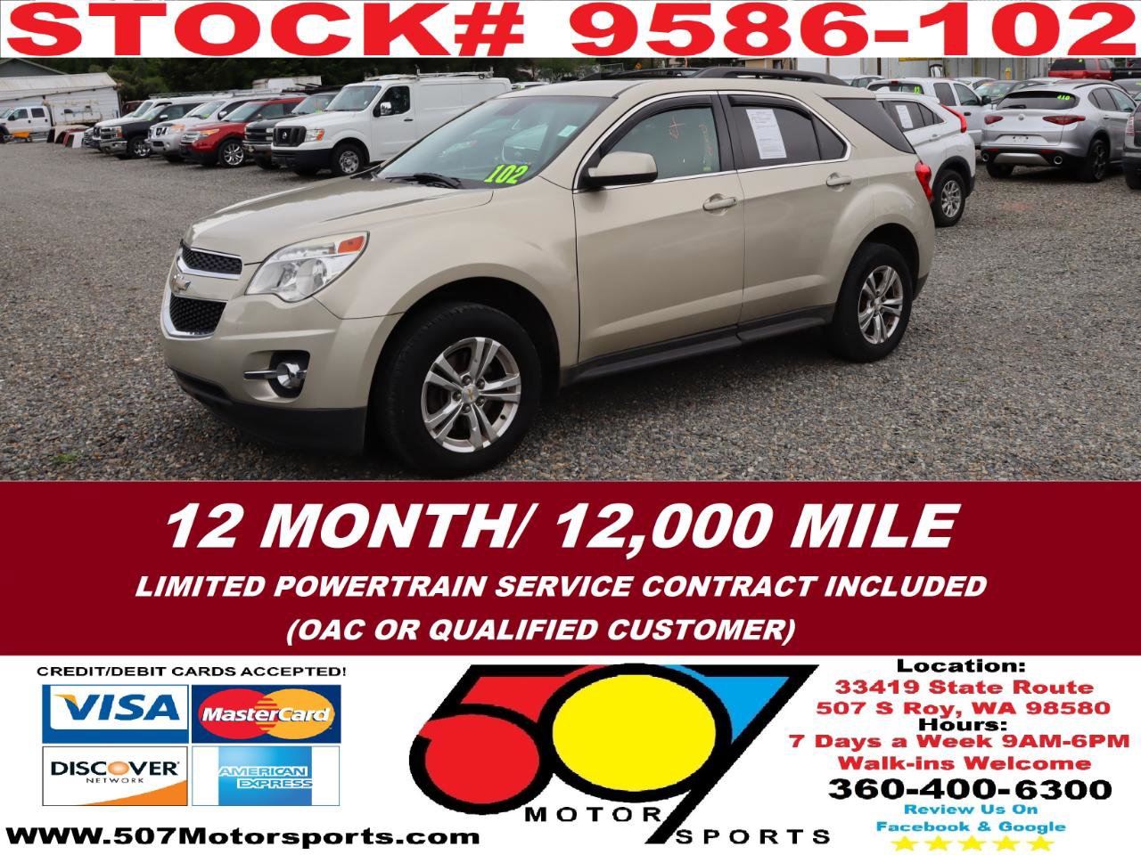 Used 2013 Chevrolet Equinox LT w/ Power Convenience Package FWD image 2