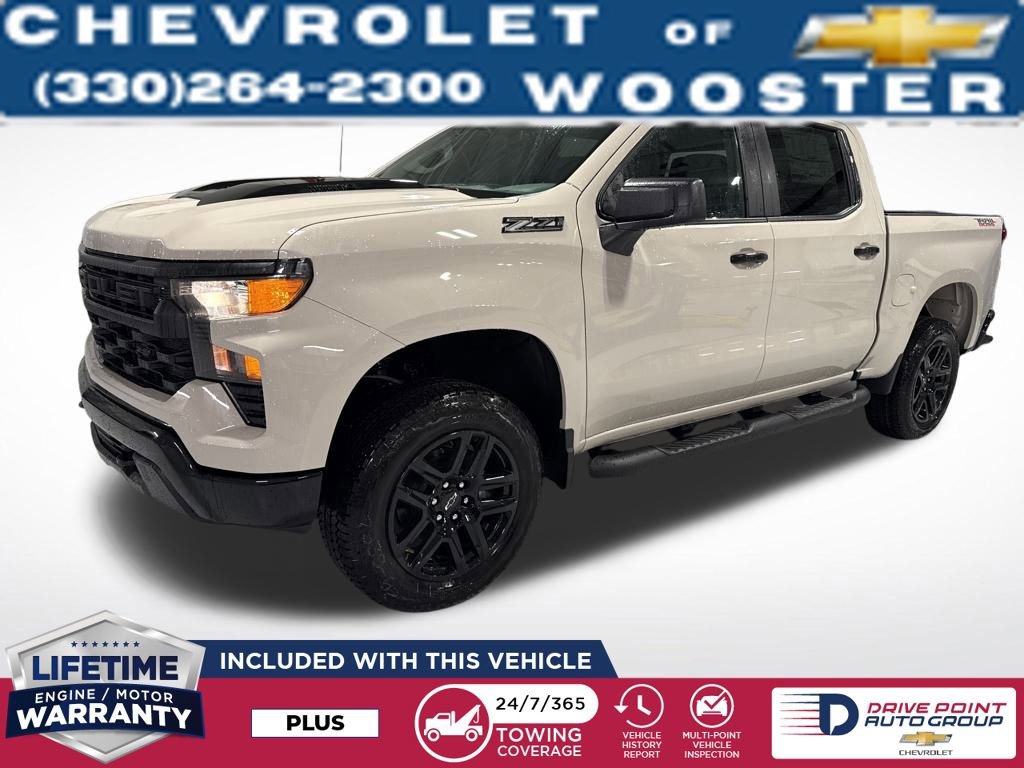 New 2026 Chevrolet Silverado 1500 Custom Trail Boss w/ Turbomax Blackout Package