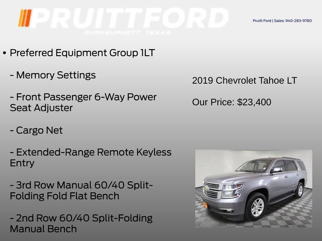 Used 2019 Chevrolet Tahoe LT w/ Luxury Package AWD/4WD image 7