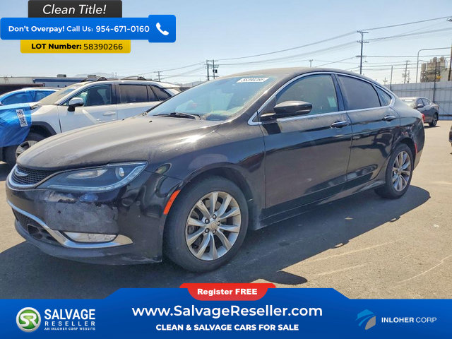 Used 2015 Chrysler 200 C w/ Navigation & Sound Group I FWD image 1